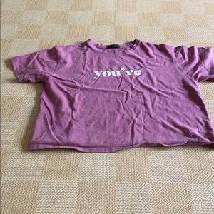 cute pink graphic shirt